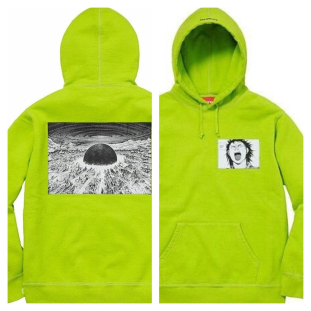 Supreme Lime Green Crewneck Sweater